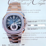 Patek Philippe Nautilus 5980/1A-001 Blue Dial Sep 2008