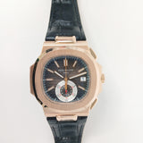Patek Philippe Nautilus Flyback Chronograph 5980R-001 Brown Dial Feb 2012