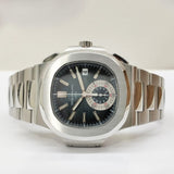 Patek Philippe Nautilus Flyback Chronograph 5980/1A-001 Blue Dial May 2008