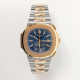 Patek Philippe Nautilus Flyback Chronograph 5980/1AR-001 Blue Dial Jun 2019