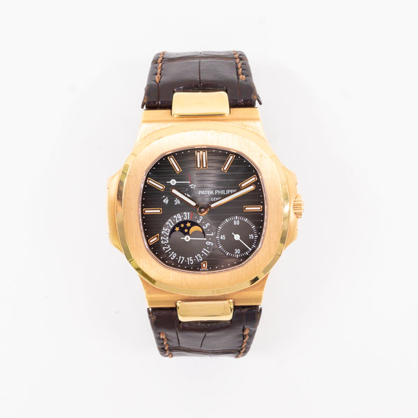 Patek Philippe Nautilus Moon Phases 5712R-001 Black Dial Jul 2014