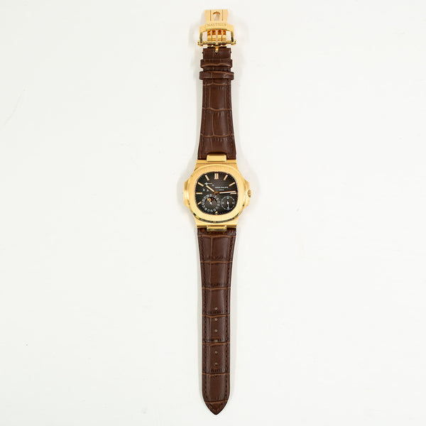Patek Philippe Nautilus Moon Phases 5712R-001 Black Dial Sep 2010