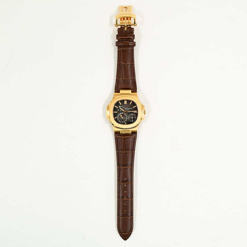 Patek Philippe Nautilus Moon Phases 5712R-001 Black Dial Sep 2010