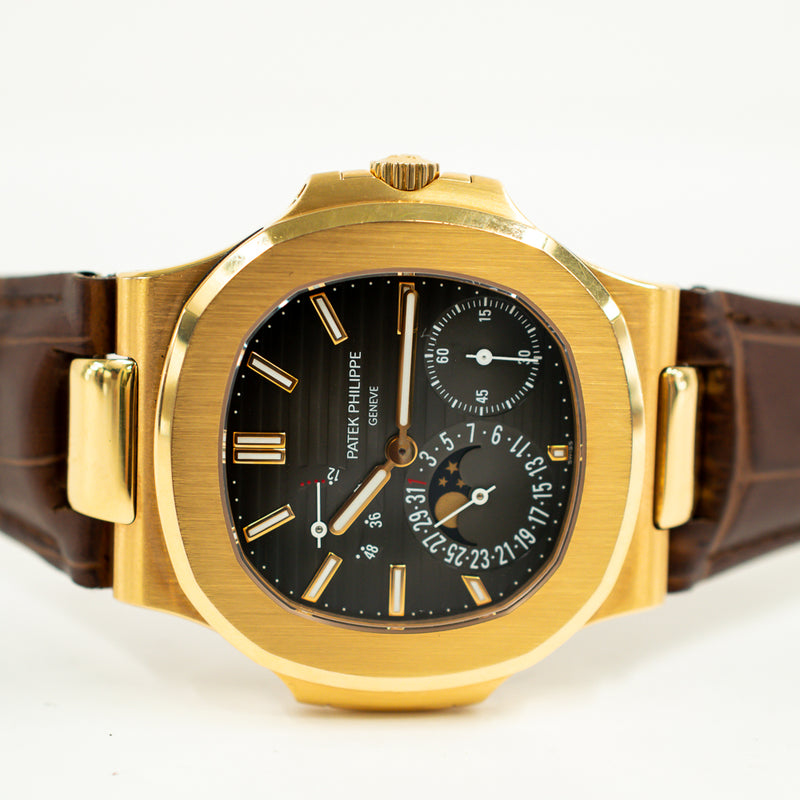 Patek Philippe Nautilus Moon Phases 5712R-001 Black Dial Sep 2010