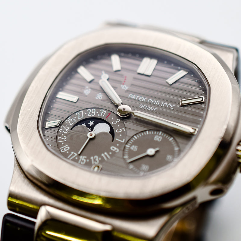 Patek Philippe Nautilus Moonphase 5712G-001 Grey Dial Sep 2016