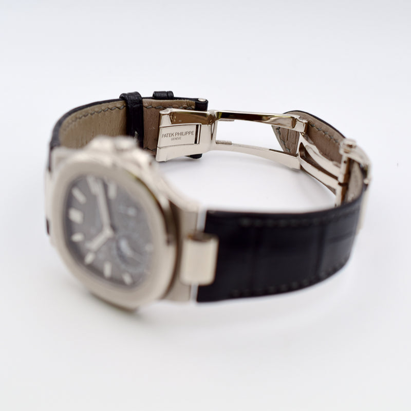 Patek Philippe Nautilus Moonphase 5712G-001 Grey Dial Sep 2016
