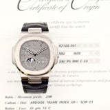 Patek Philippe Nautilus Moonphase 5712G-001 Grey Dial Sep 2016