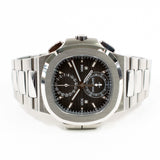 Patek Philippe Nautilus Travel Time Chronograph 5990/1A-001 Grey Dial Dec 2016