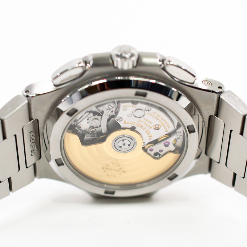 Patek Philippe Nautilus Travel Time Chronograph 5990/1A-001 Grey Dial Dec 2016