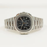 Patek Philippe Nautilus Travel Time Flyback Chronograph 5990/1A-011 Blue Dial Dec 2023