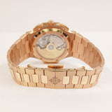 Patek Philippe Nautilus Travel Time Flyback Chronograph 5990/1R-001 Blue Dial Apr 2019