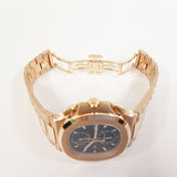 Patek Philippe Nautilus Travel Time Flyback Chronograph 5990/1R-001 Blue Dial Apr 2019