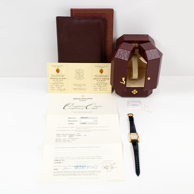 Patek Philippe Pagoda 4900J-001 White Diamond Dial Dec 1997