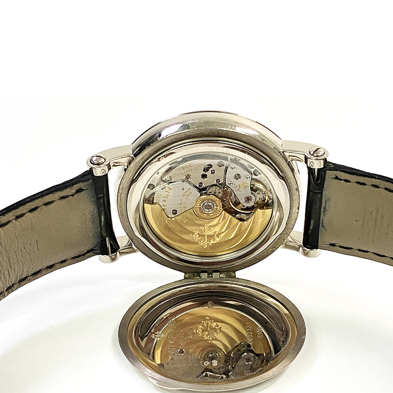 Patek Philippe Perpetual Calendar Retrograde Date 5159G-001 Silver Roman Dial Jan 2014