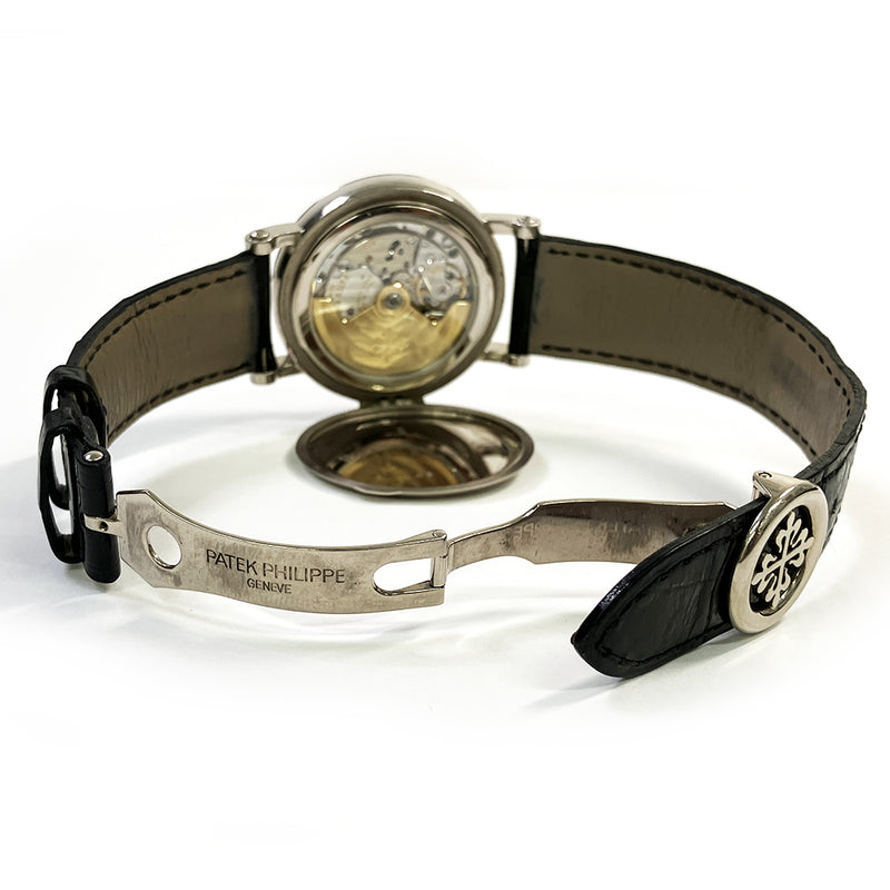Patek Philippe Perpetual Calendar Retrograde Date 5159G-001 Silver Roman Dial Jan 2014