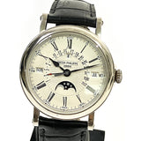 Patek Philippe Perpetual Calendar Retrograde Date 5159G-001 Silver Roman Dial Jan 2014
