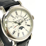 Patek Philippe Perpetual Calendar Retrograde Date 5159G-001 Silver Roman Dial Jan 2014