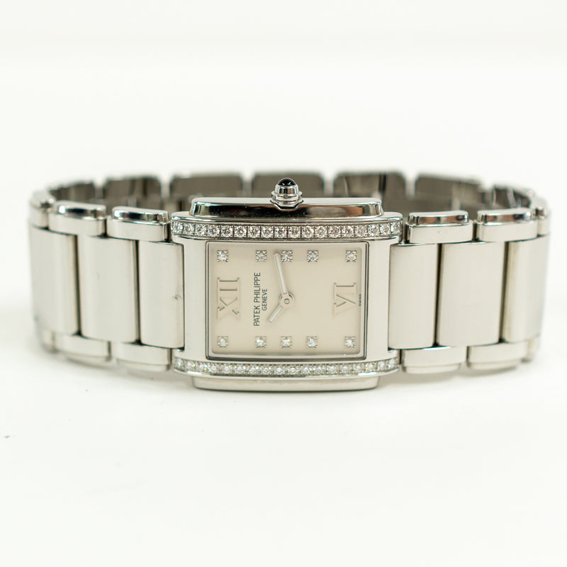 Patek Philippe Twenty~4 4910/10A-011 White Diamond Dial Oct 2013