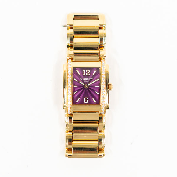 Patek Philippe Twenty~4 4910/1201R-010 Purple Dial Jan 2025