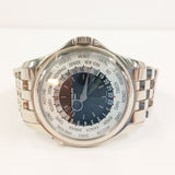 Patek Philippe World Time 5130/1G-011 Sunburst Black with Gray Indices Dial Jul 2015