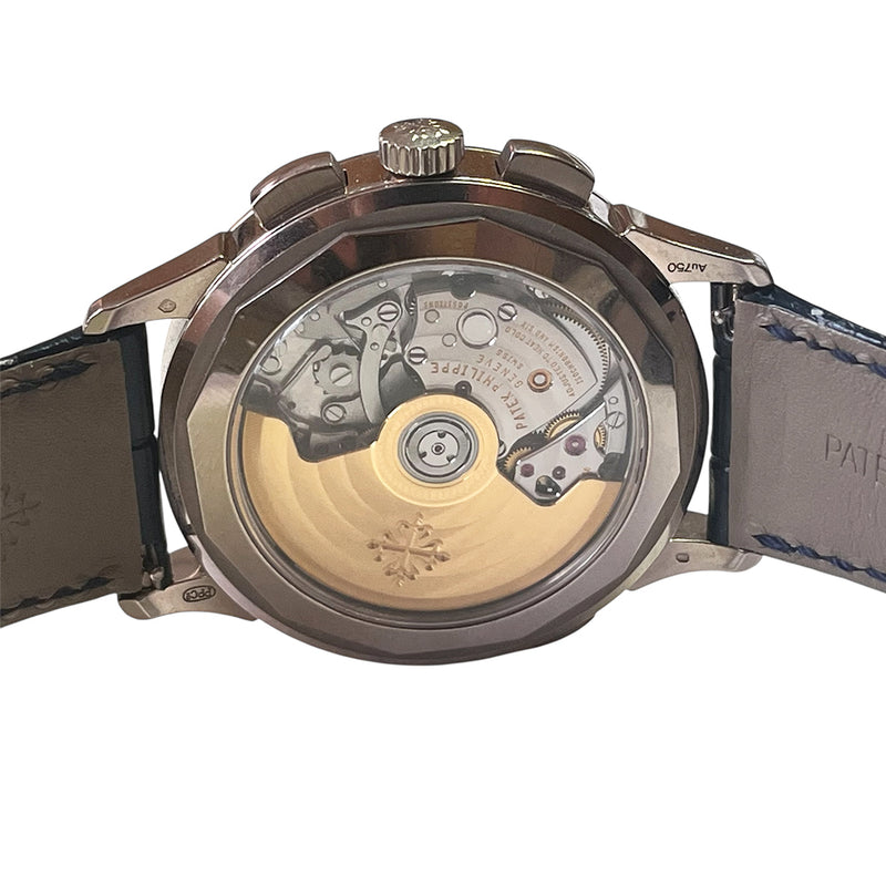 Patek Philippe World Time Flyback Chronograph 5930G-001 Blue Dial Sep 2016