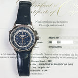 Patek Philippe World Time Flyback Chronograph 5930G-001 Blue Dial Sep 2016