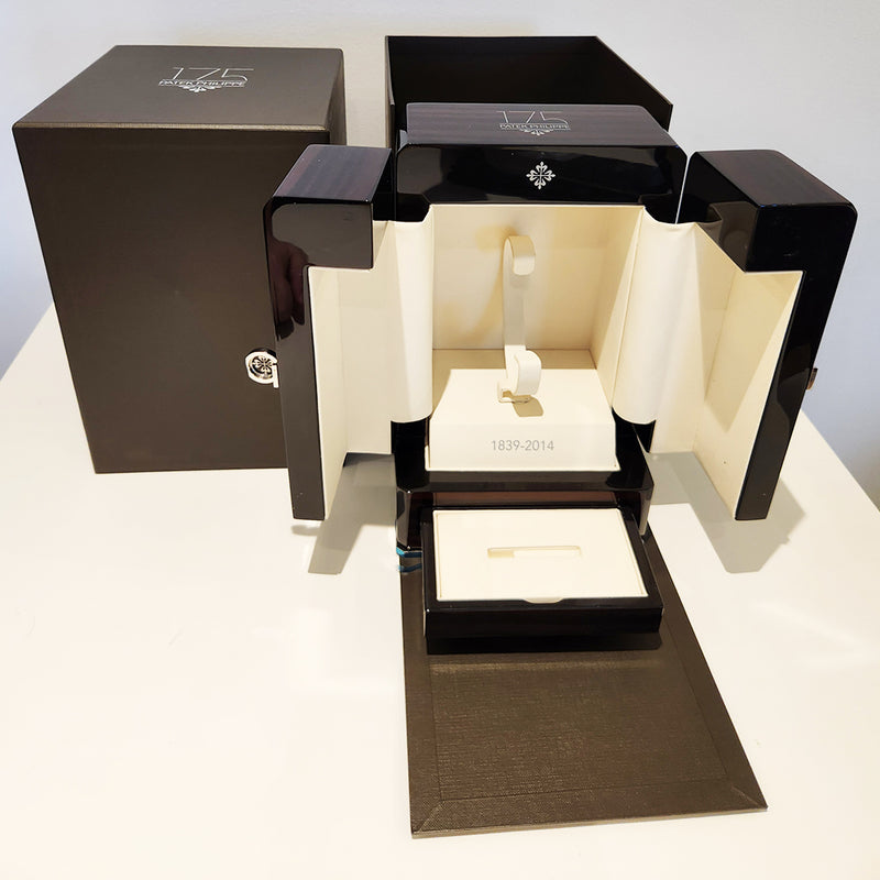 Patek Philippe World Time Moon 5575G-001 Black Dial Feb 2015