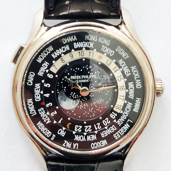 Patek Philippe World Time Moon 5575G-001 Black Dial Feb 2015
