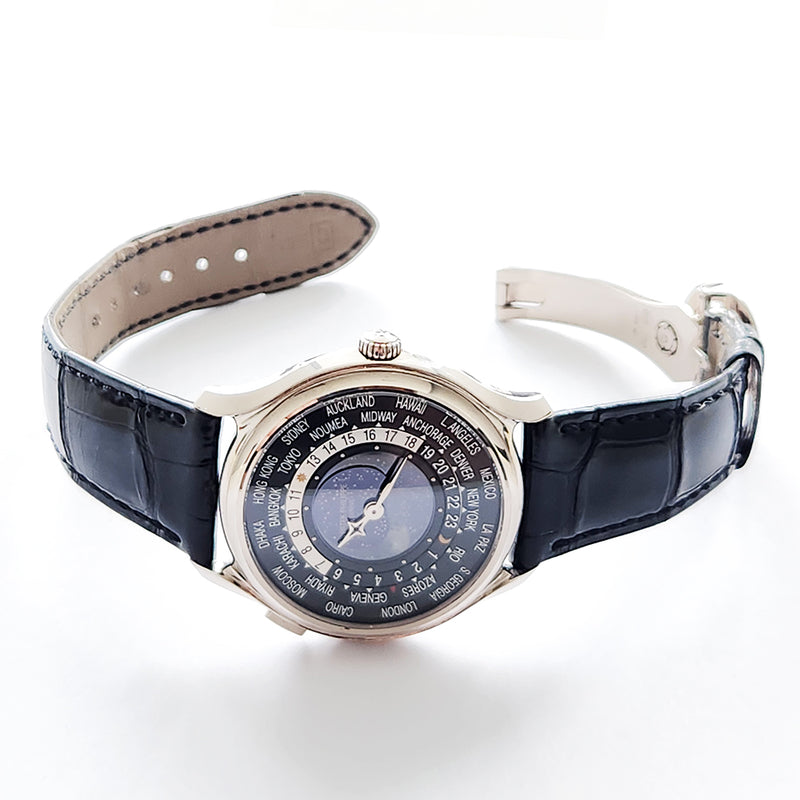 Patek Philippe World Time Moon 5575G-001 Black Dial Feb 2015