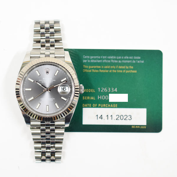 Rolex Datejust 126334 Slate Dial Nov 2023