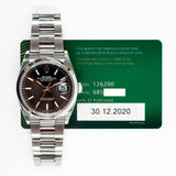 Rolex Datejust 36mm 126200 Black Dial Dec 2020