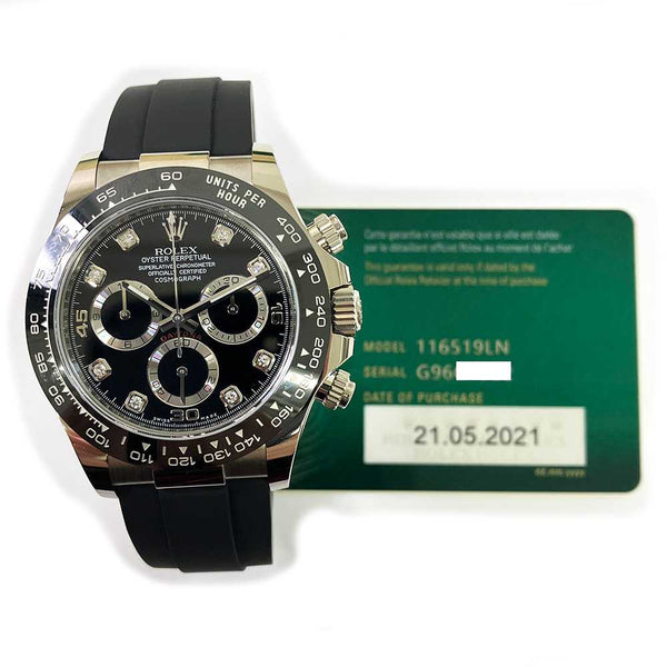 Rolex Cosmograph Daytona 116519LN Black Dial May 2021