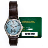 Rolex 1908 Platinum 52506 Ice Blue Dial Jun 2025