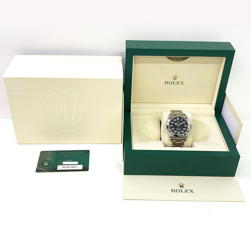Rolex Air King 116900 Black Dial Feb 2021 CHRONONATION