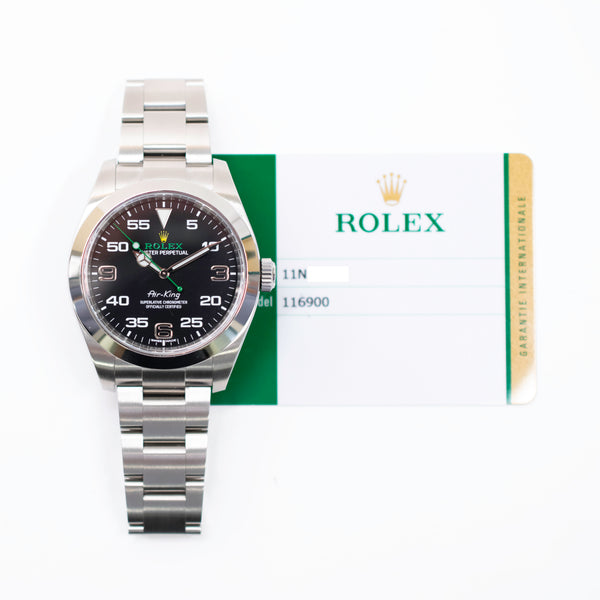 Rolex Air-King 116900 Black Dial Jan 2020