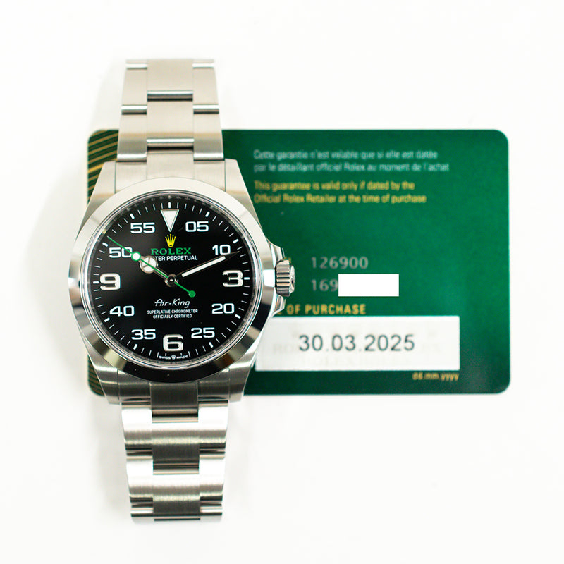 Rolex Air-King 126900 Black Dial Mar 2025