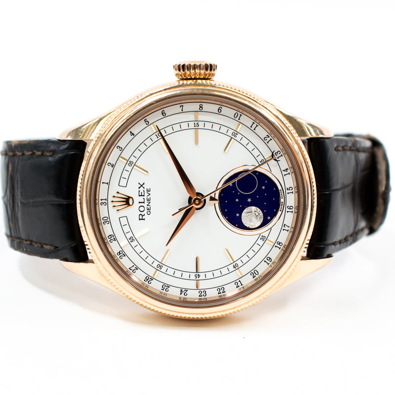 Rolex Cellini Moonphase 50535 White Dial May 2021
