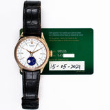 Rolex Cellini Moonphase 50535 White Dial May 2021