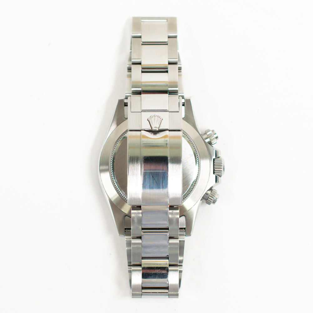 のり Rolex Black Dial Daytona Reference 116500LN Full Set Unpolished
