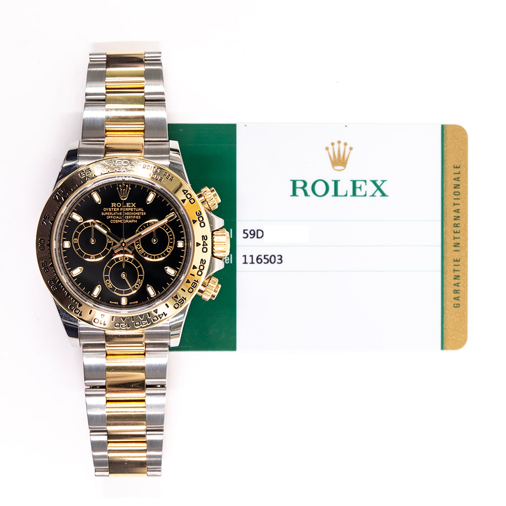 Rolex Cosmograph Daytona 116503 Black Dial Sep 2019 – CHRONONATION