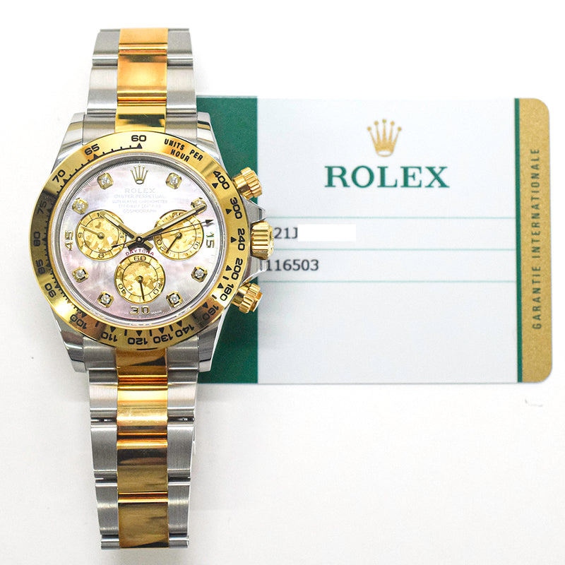 Rolex Cosmograph Daytona 116503 Black MOP Dial Jun 2019