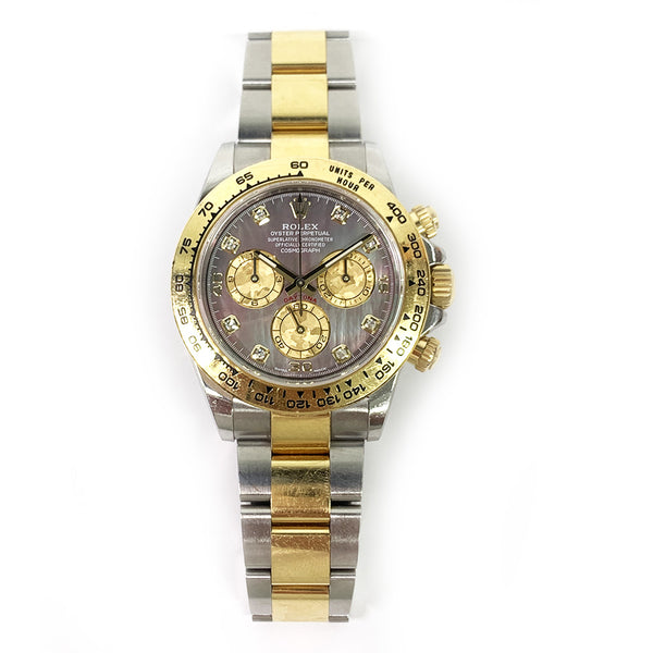 Rolex Cosmograph Daytona 116503 Black MOP Diamond Dial Aug 2020