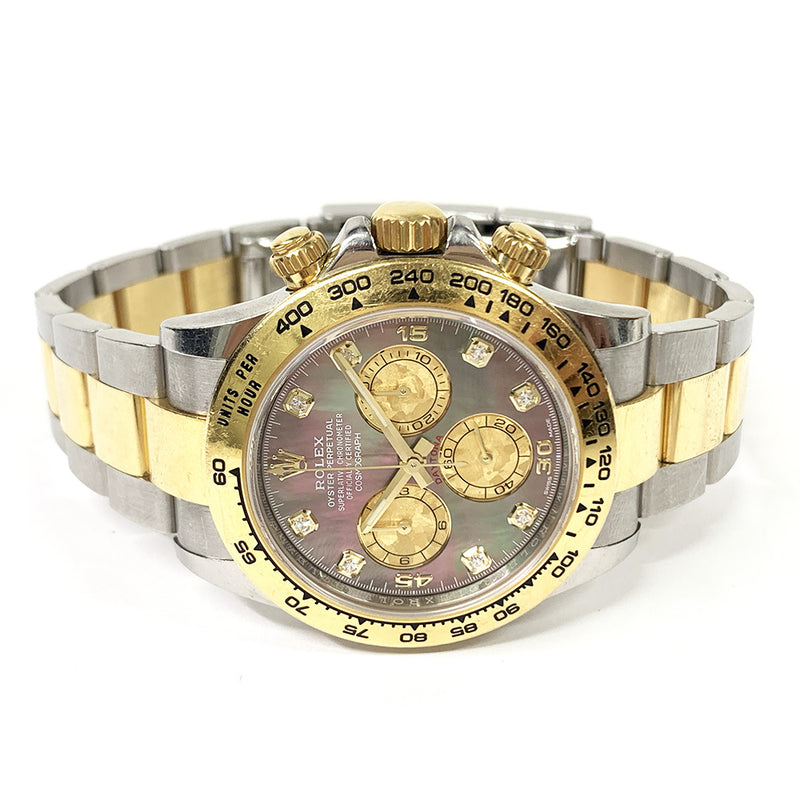 Rolex Cosmograph Daytona 116503 Black MOP Diamond Dial Aug 2020