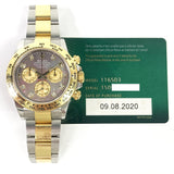 Rolex Cosmograph Daytona 116503 Black MOP Diamond Dial Aug 2020