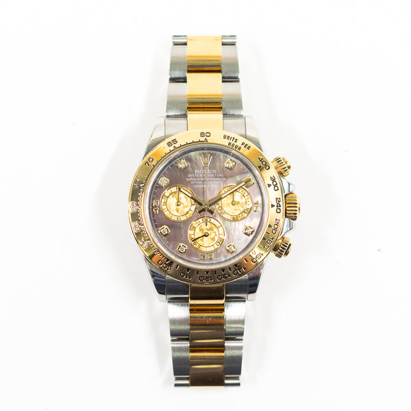 Rolex Cosmograph Daytona 116503 Black MOP Diamond Dial May 2017