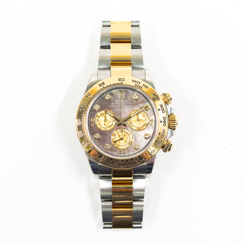 Rolex Cosmograph Daytona 116503 Black MOP Diamond Dial May 2017