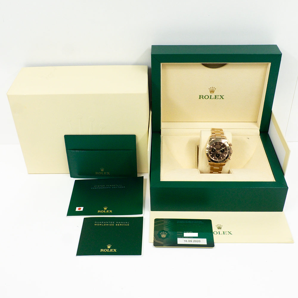 Rolex Cosmograph Daytona 116505 Chocolate Dial Sep 2020 – CHRONONATION