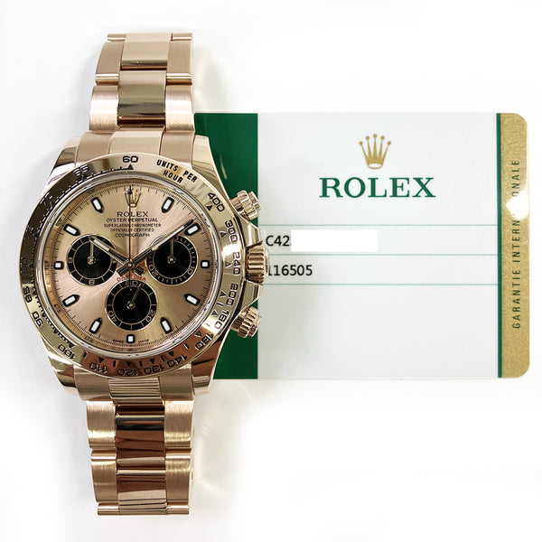 Rolex Cosmograph Daytona 116505 Pink Dial Apr 2019