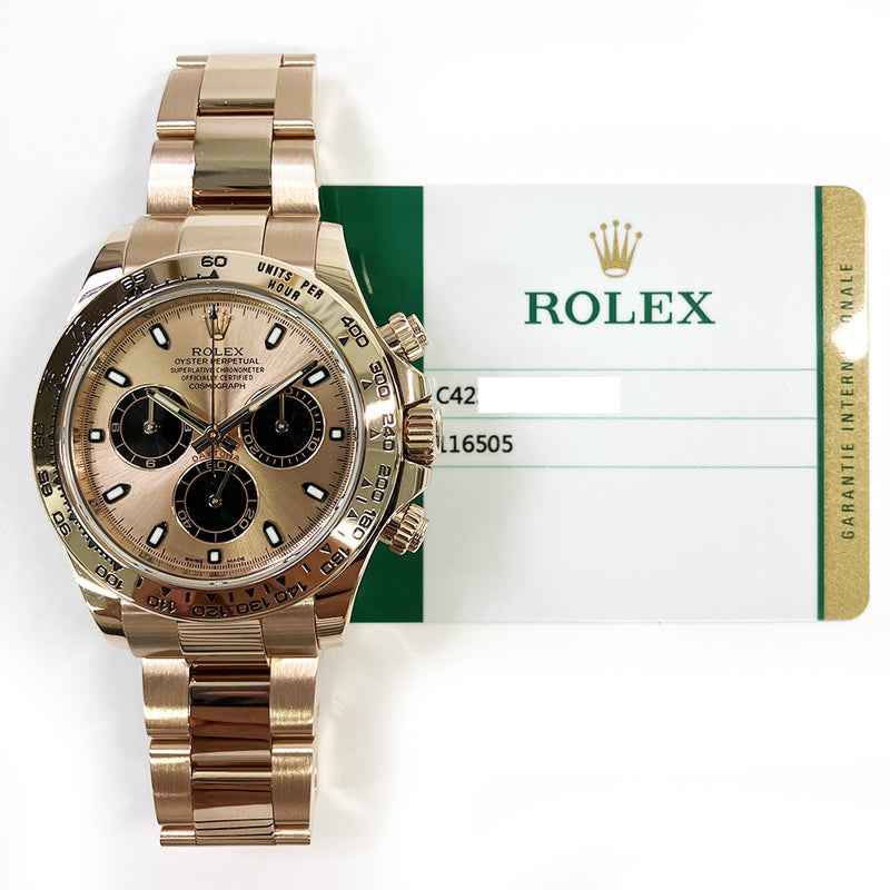 Rolex Cosmograph Daytona 116505 Pink Dial Apr 2019