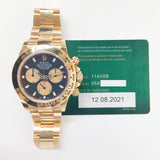 Rolex Cosmograph Daytona 116508 Black Champagne Dial Aug 2021